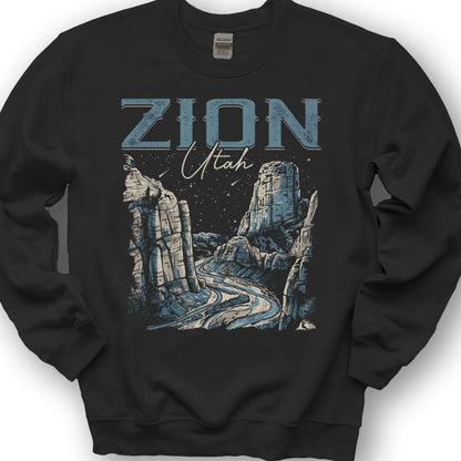 Zion Canyon Sweatshirt - Black