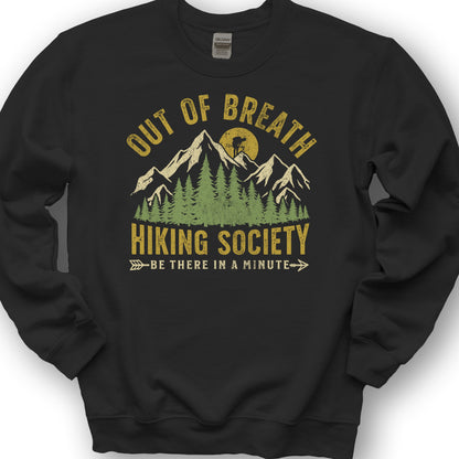 Out of Breath Hiking Sweatshirt - Black