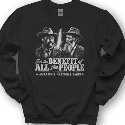 Roosevelt and Muir Sweatshirt - Black