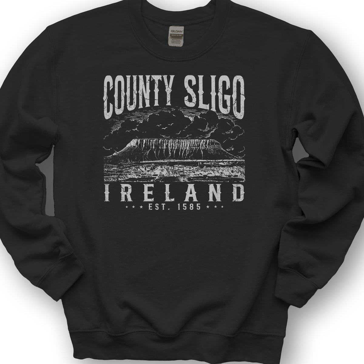 County Sligo Sweatshirt - Black