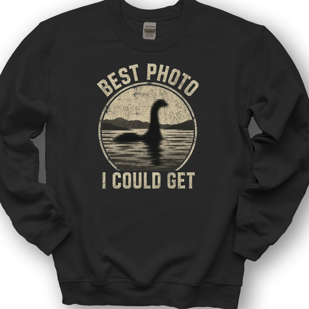 Loch Ness Photo Sweatshirt - Black