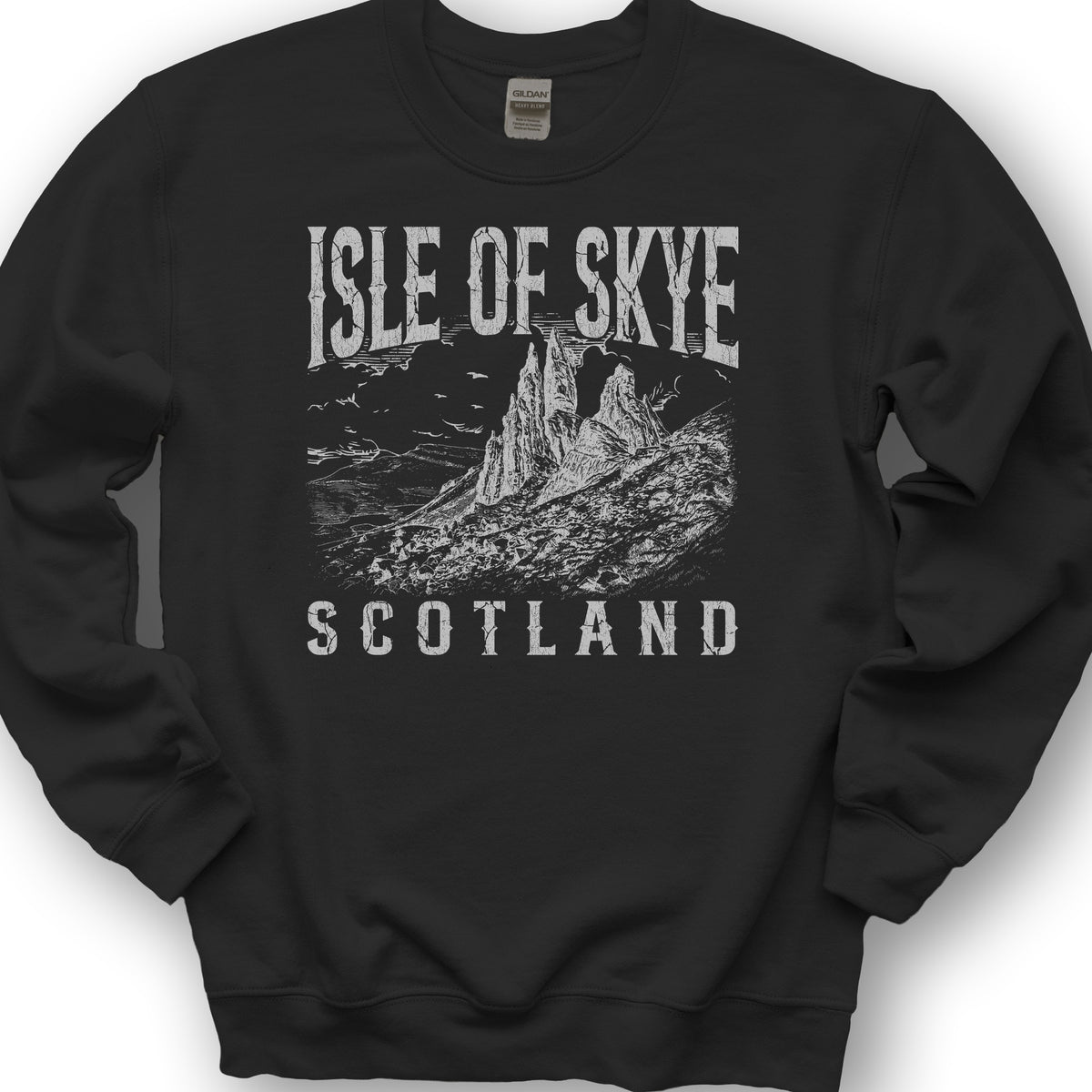 Isle of Skye Sketch Sweatshirt - Black