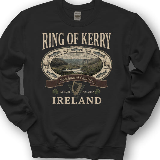 Ring of Kerry Heritage Sweatshirt - Black