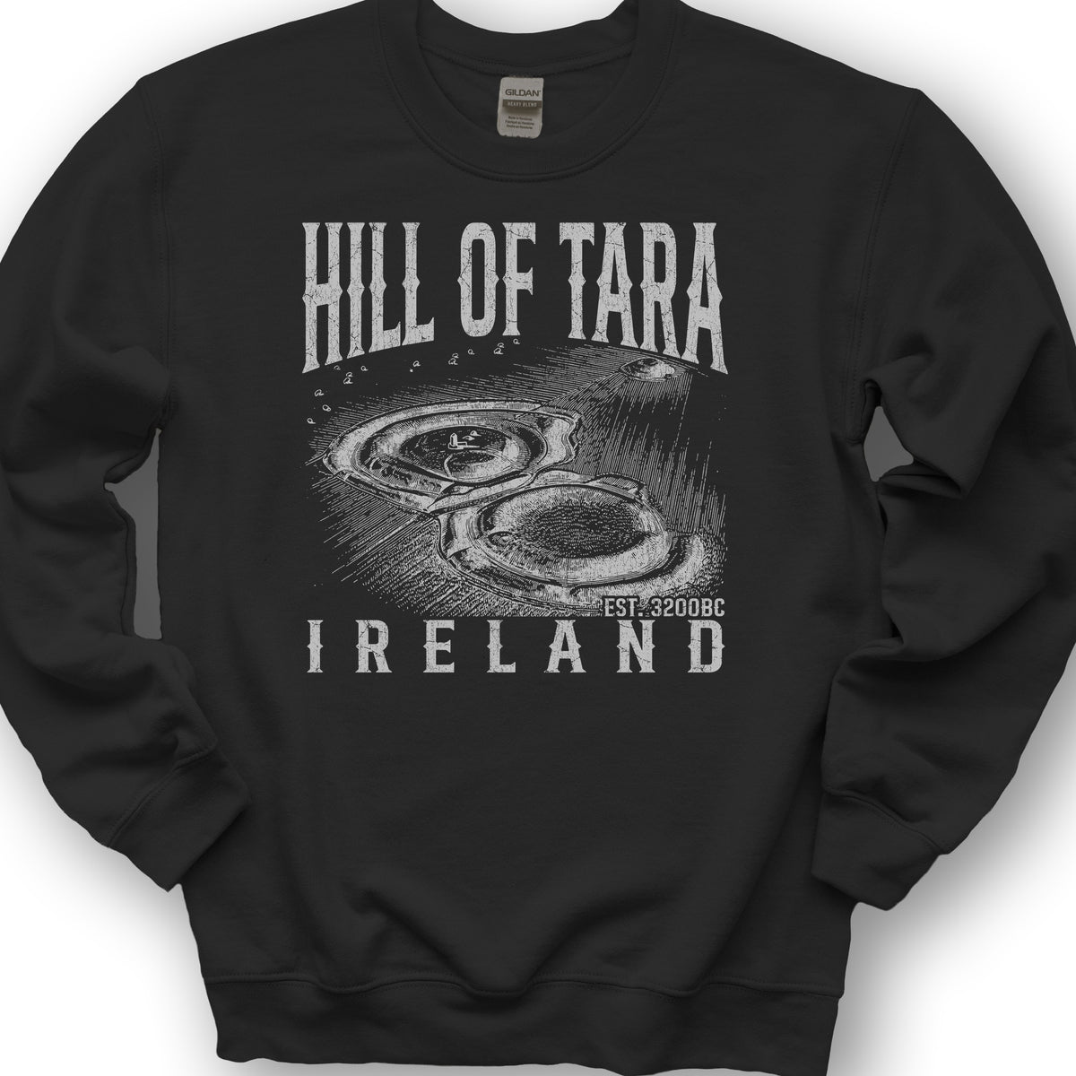 Hill of Tara Ireland Sweatshirt - Black