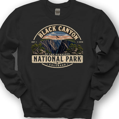 Black Canyon Medallion Sweatshirt - Black