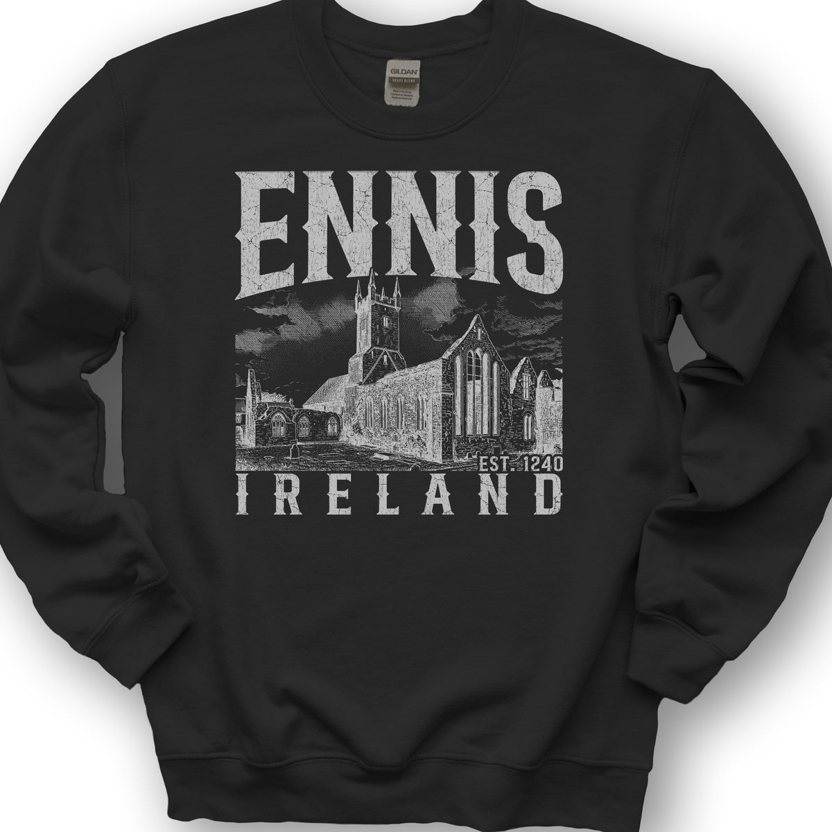 Ennis Ireland Sketch Sweatshirt - Black