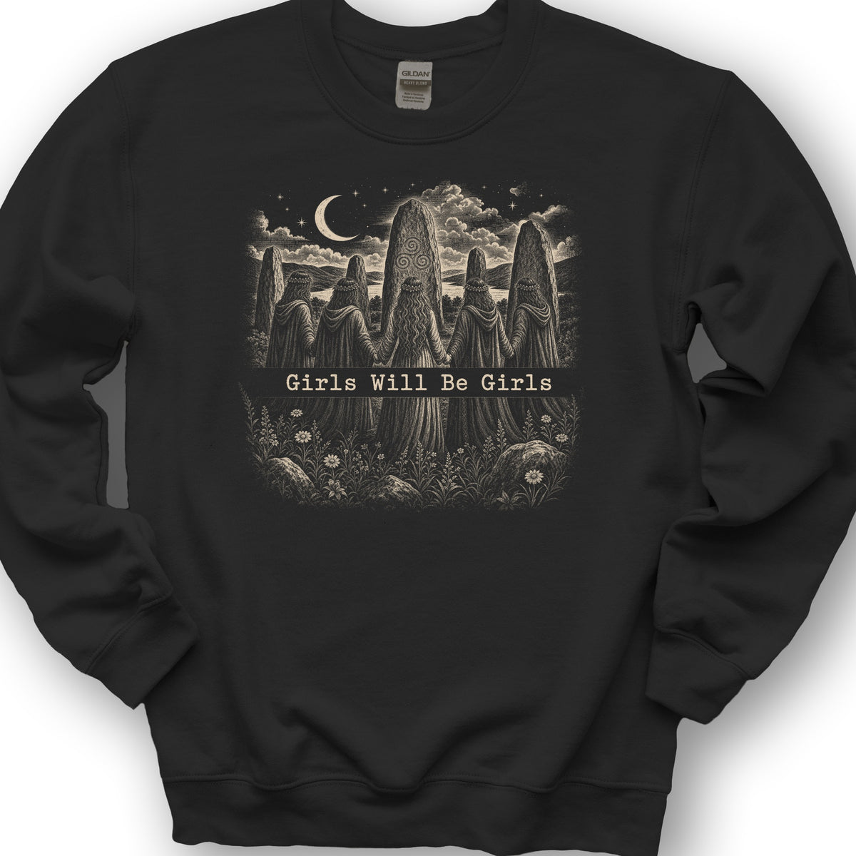 Girls Druids Sweatshirt - Black