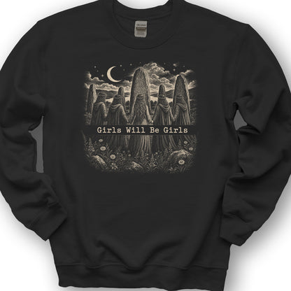 Girls Druids Sweatshirt - Black