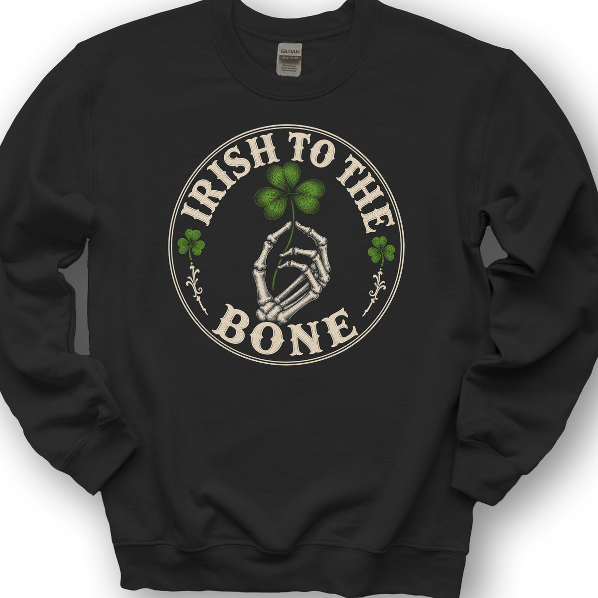 Irish Bone Hand Sweatshirt - Black
