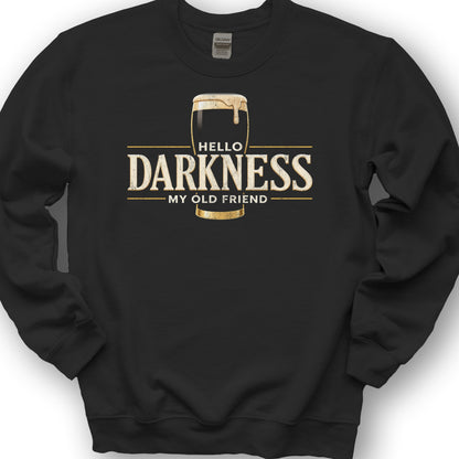 Darkness My Old Friend Sweatshirt - Black