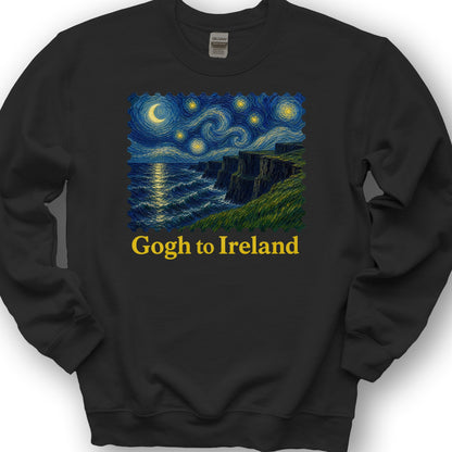 Gogh To Ireland Sweatshirt - Black