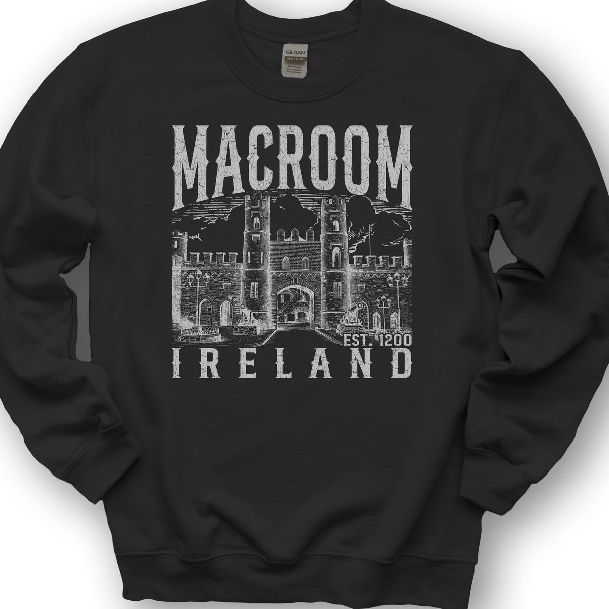 Macroom Ireland Sketch Sweatshirt - Black