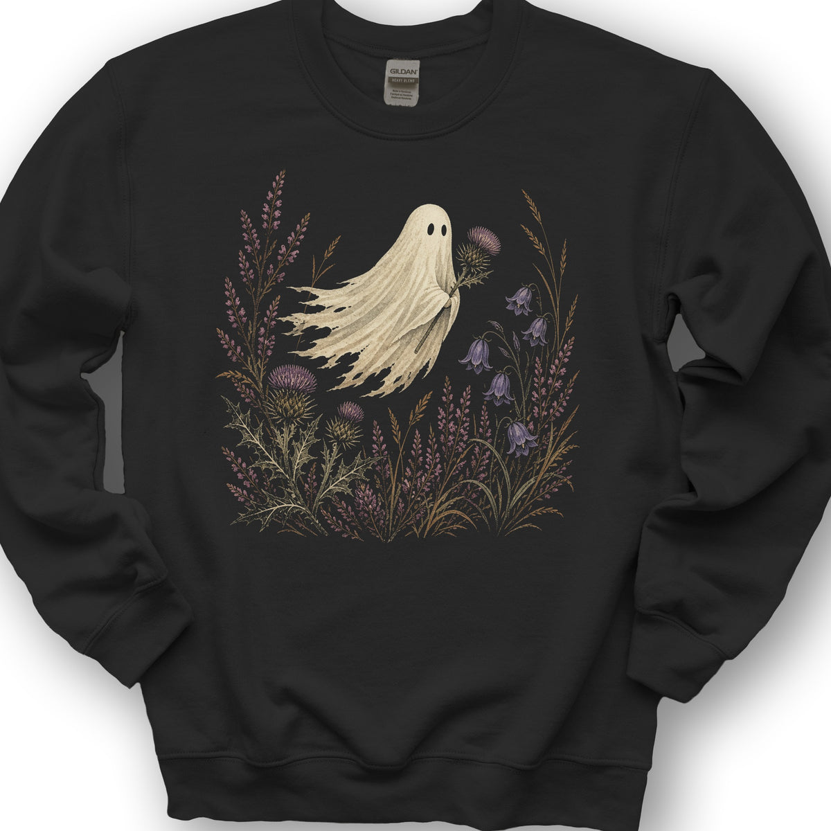 Thistle Ghost Florals Sweatshirt - Black