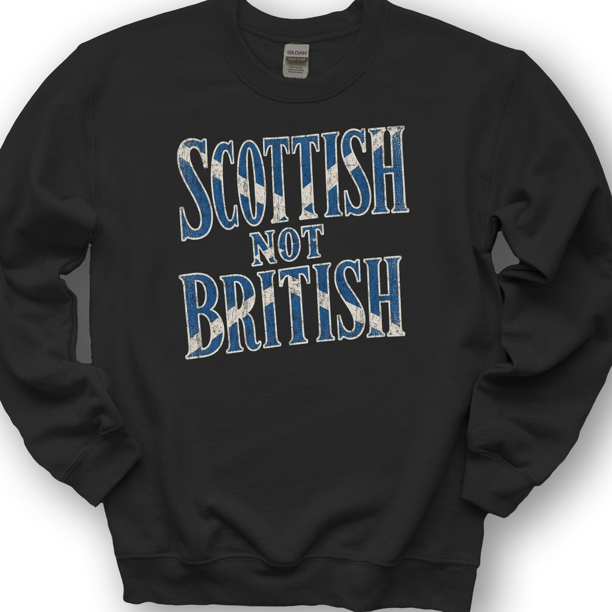 Scottish Not British Sweatshirt - Black