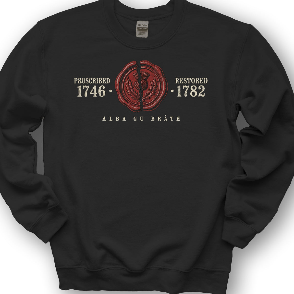 1746 Remembered Seal Sweatshirt - Black
