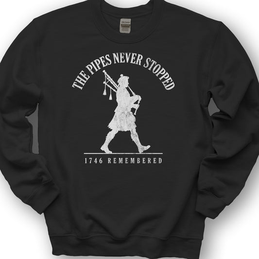 Pipes Never Stopped Sweatshirt - Black