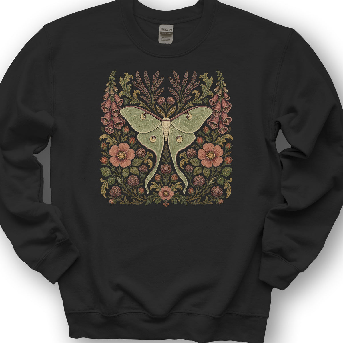 Luna Florals Sweatshirt - Black