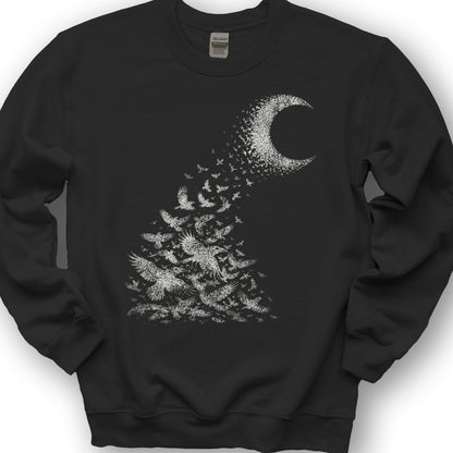 Midnight Crows Sweatshirt - Black