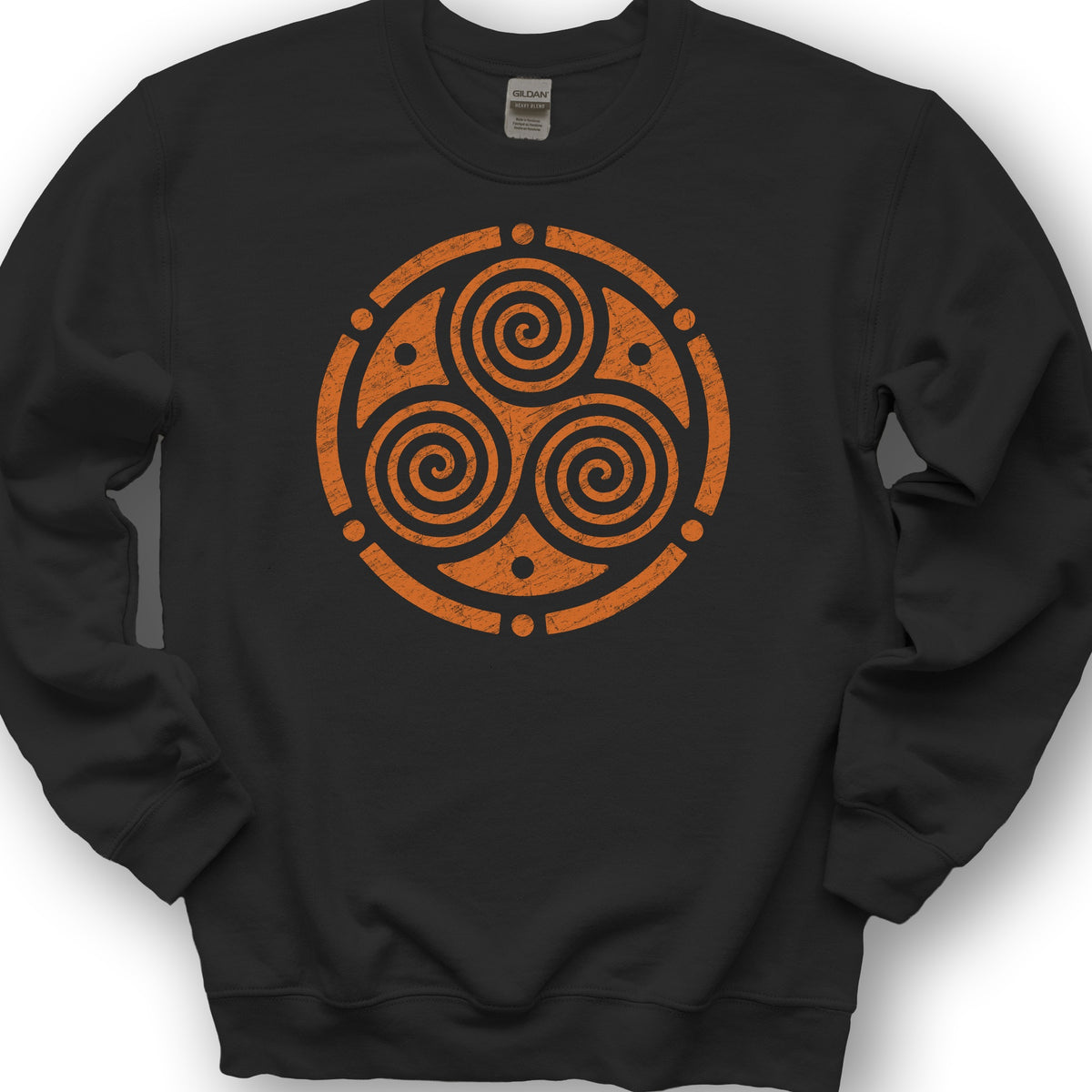 Triskele Circle Sweatshirt - Black