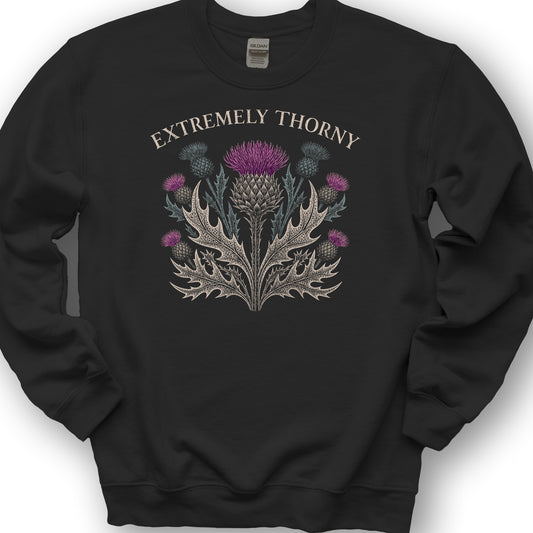 Extremely Thorny Sweatshirt - Black