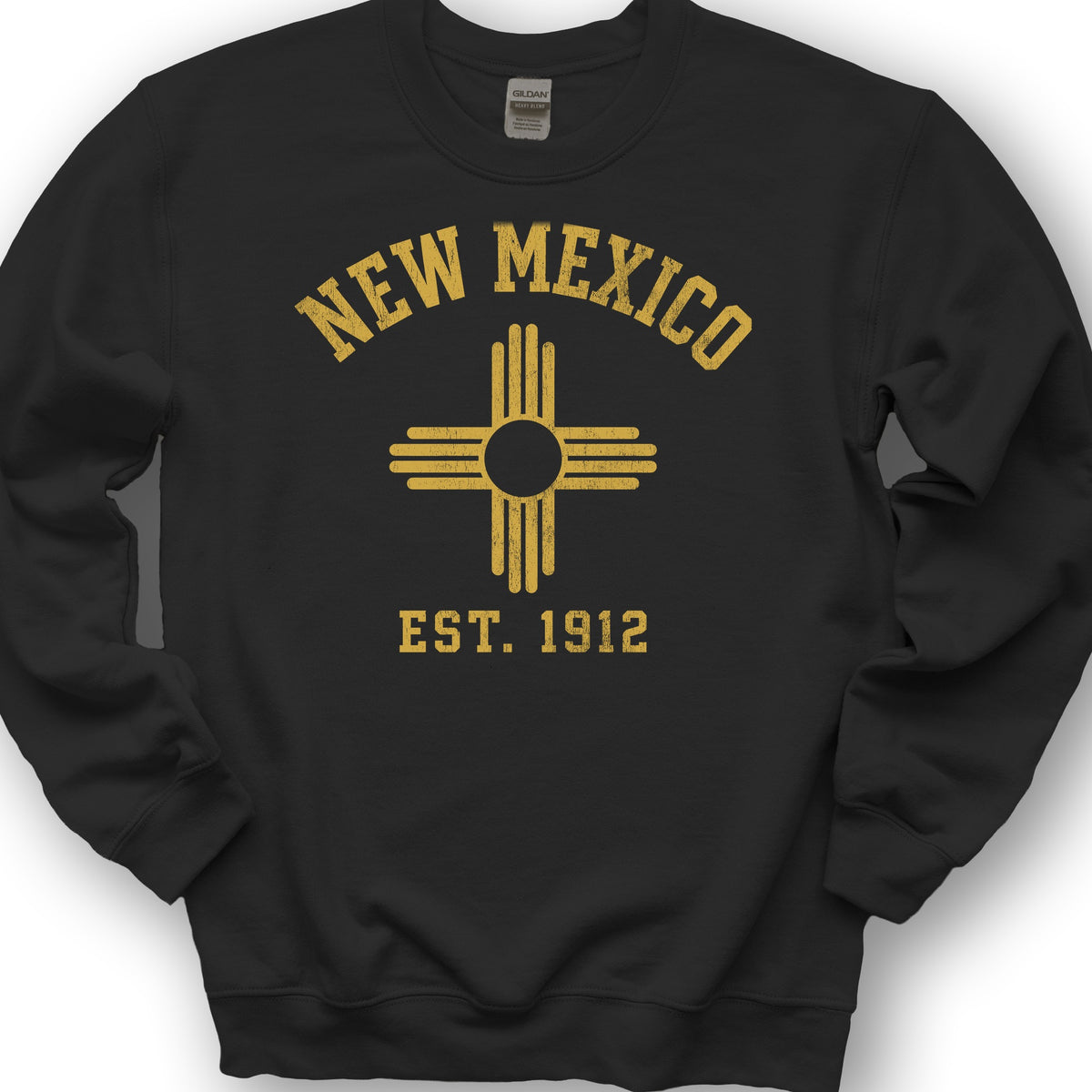 New Mexico Flag Sweatshirt - Black