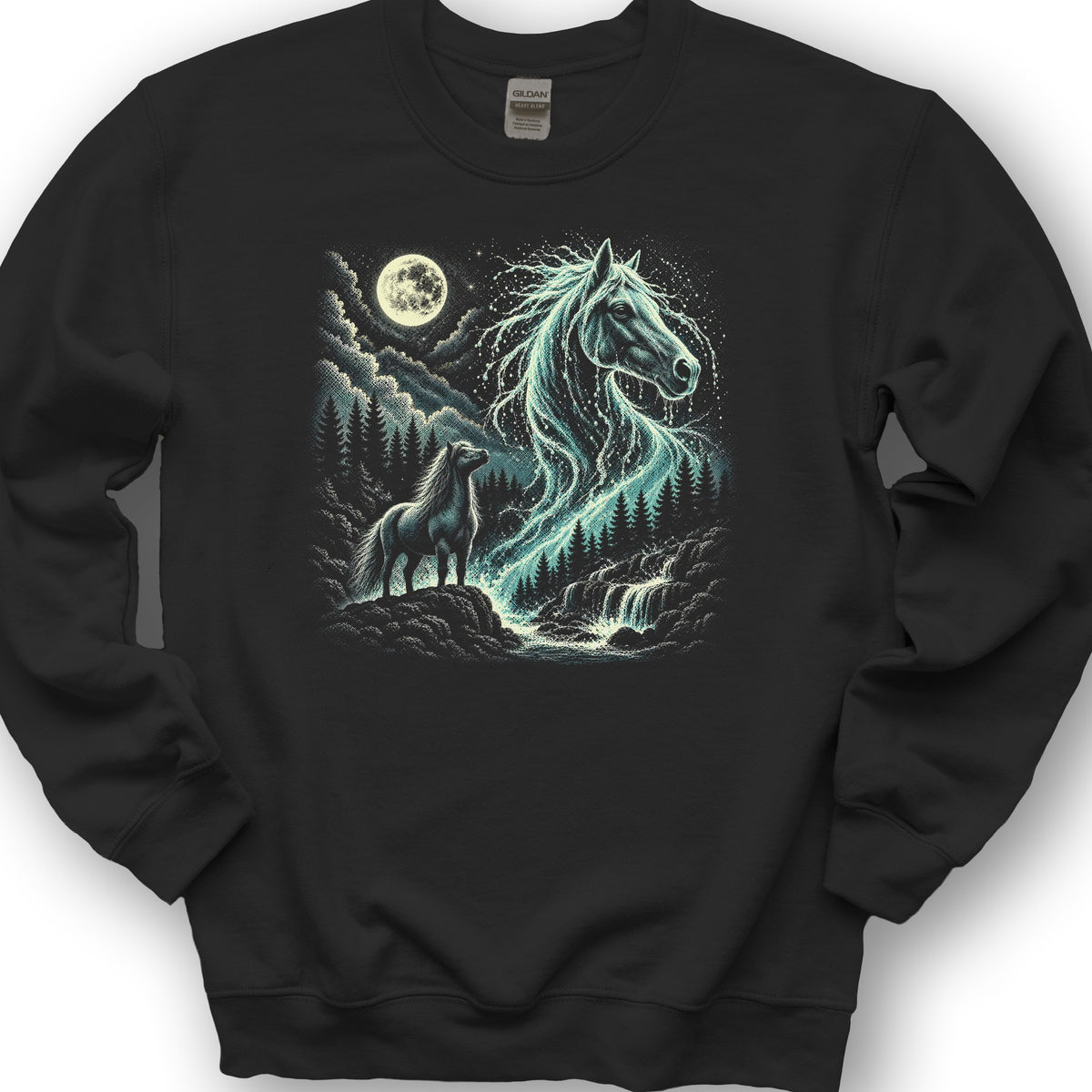 Kelpie 90's Throwback Sweatshirt - Black