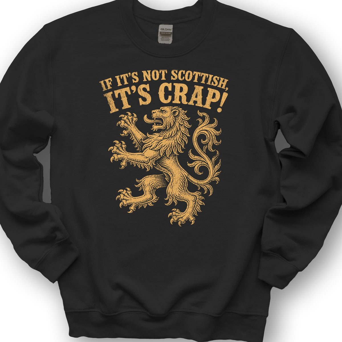 Not Scottish It's Crap Sweatshirt - Black
