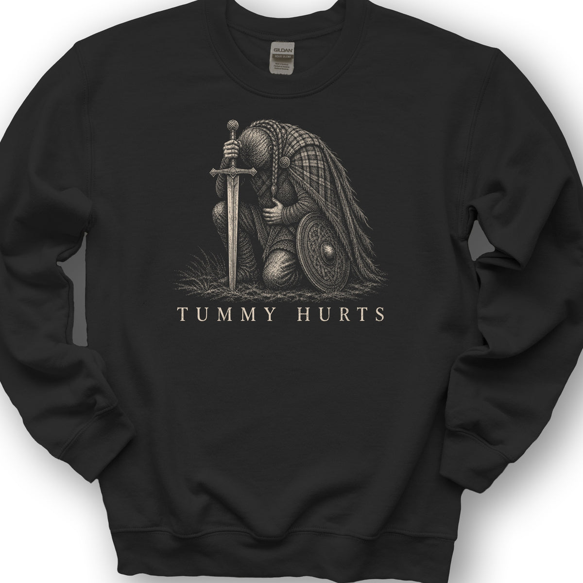 Tummy Hurts Sweatshirt - Black