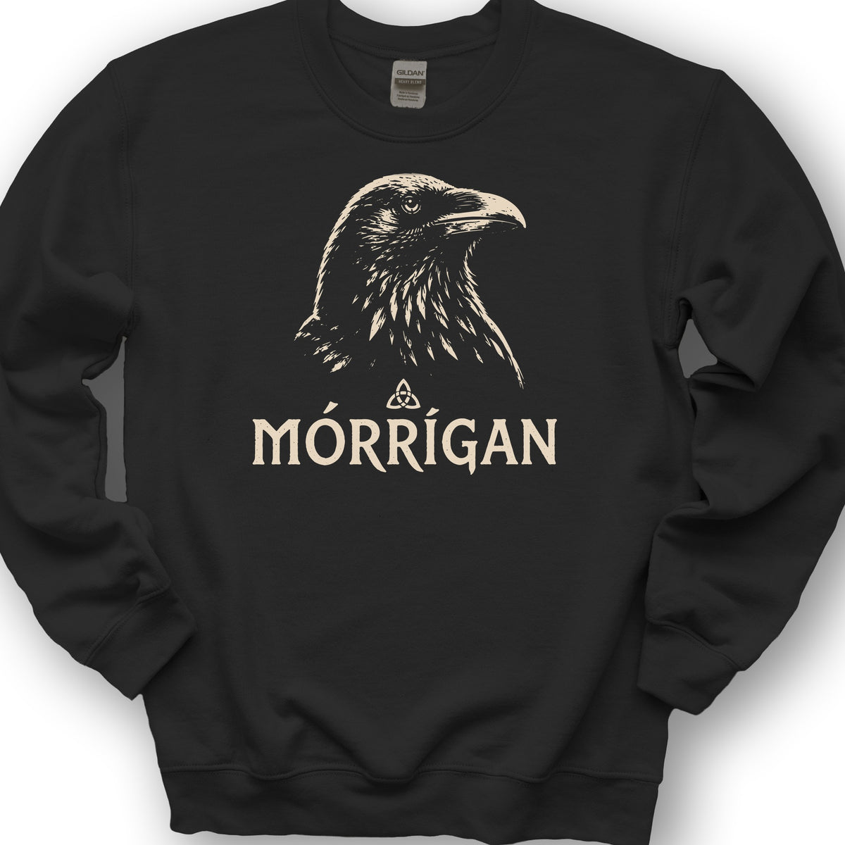 Mórrígan Crow Sweatshirt - Black