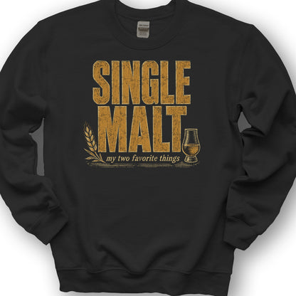 Single Malt My Two Sweatshirt - Black