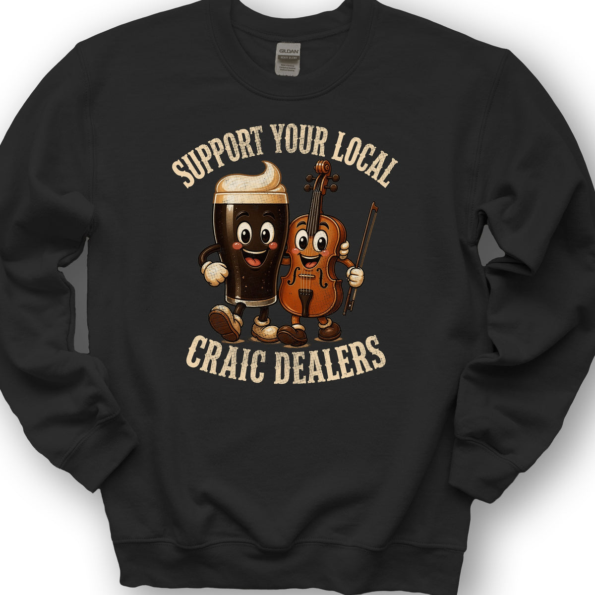 Craic Dealers Sweatshirt - Black