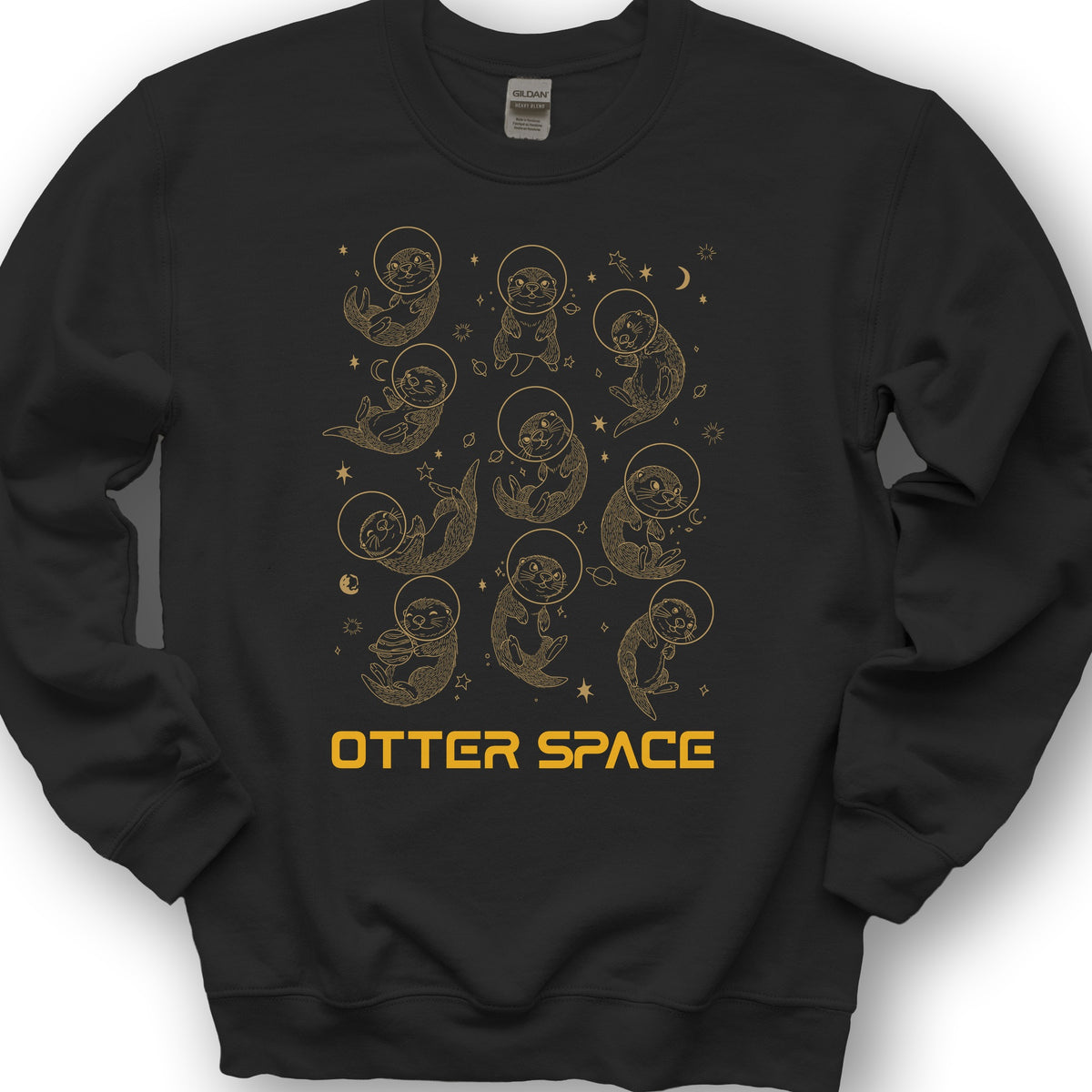 Otter Space Sweatshirt - Black