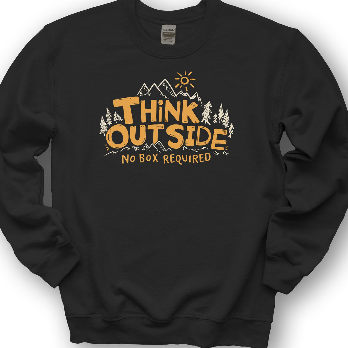 "Think Outside" Sweatshirt - Black