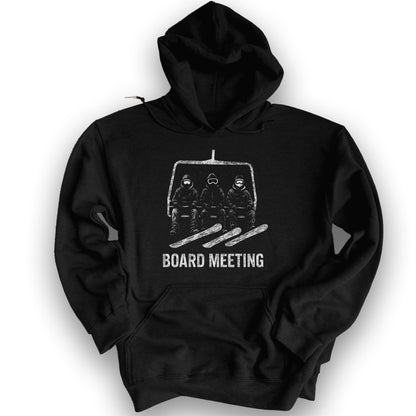Snowboard "Board Meeting" Hoodie - Black