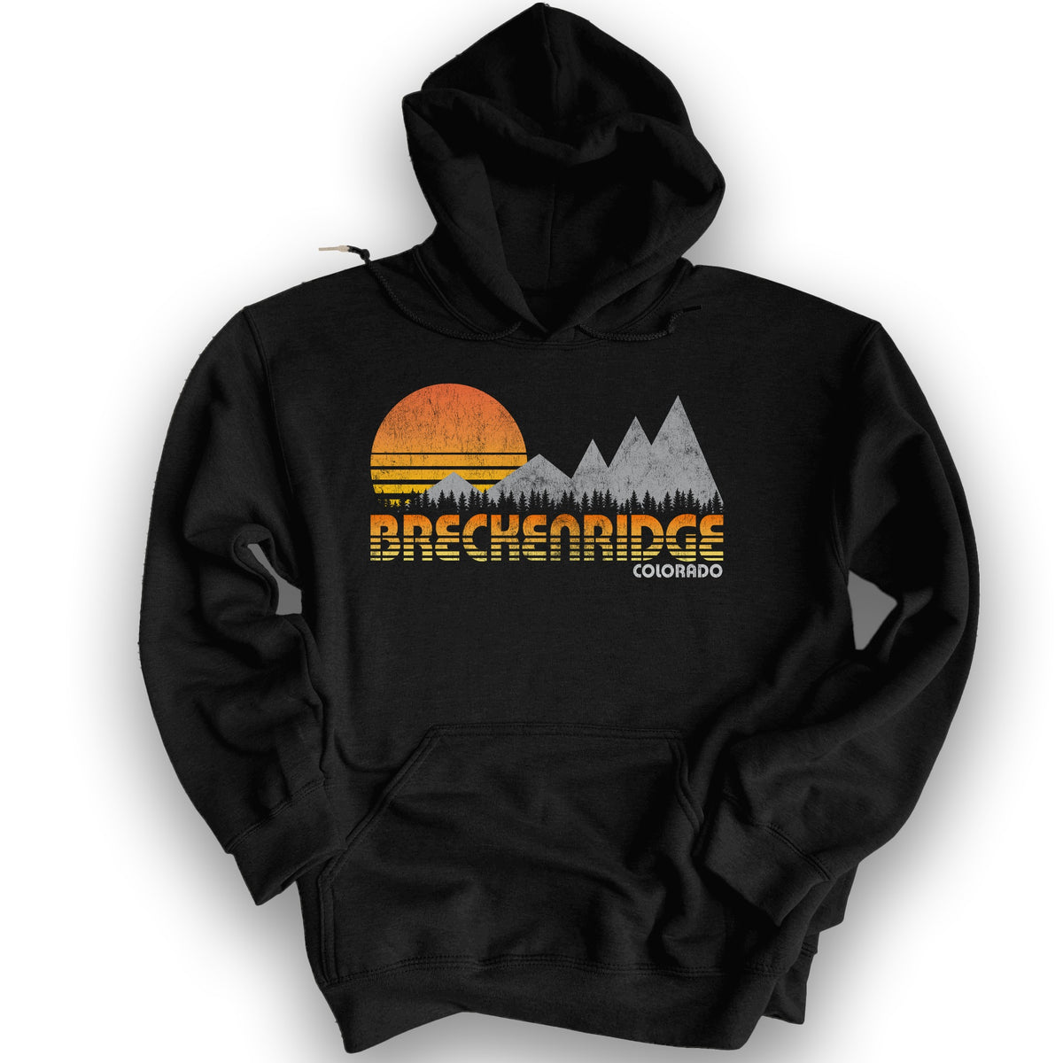 Breckenridge "80's Retro" Hoodie - Black
