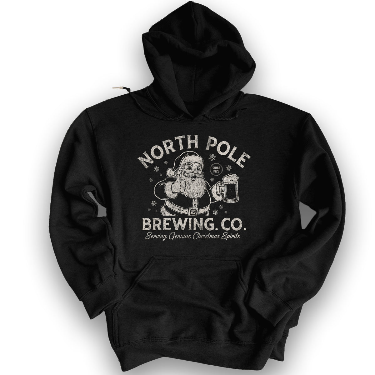 North Pole Brewing Company Vintage Print Hoodie - Black