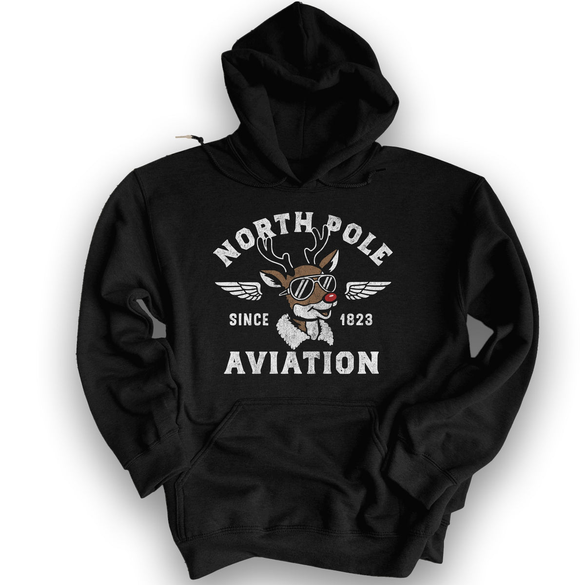 North Pole Aviation Hoodie - Black