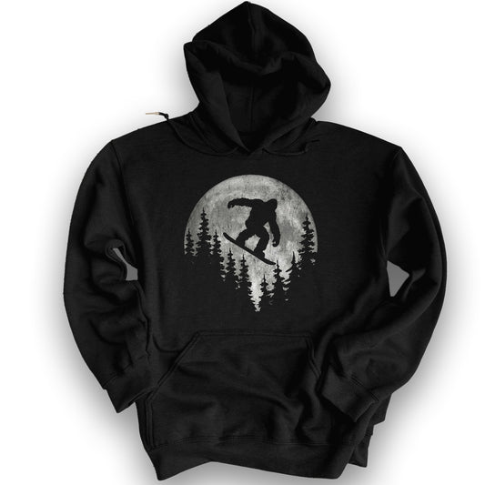 Bigfoot Snowboard Hoodie - Black