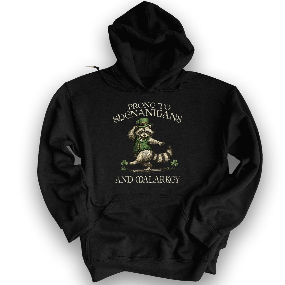 Shenanigans and Malarkey Hoodie - Black