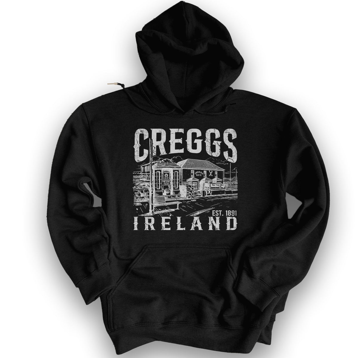 Creggs Ireland Hoodie - Black