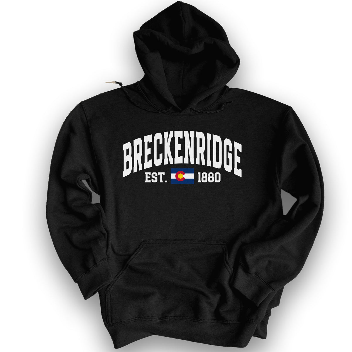 Breckenridge Colorado Varsity Hoodie - Black
