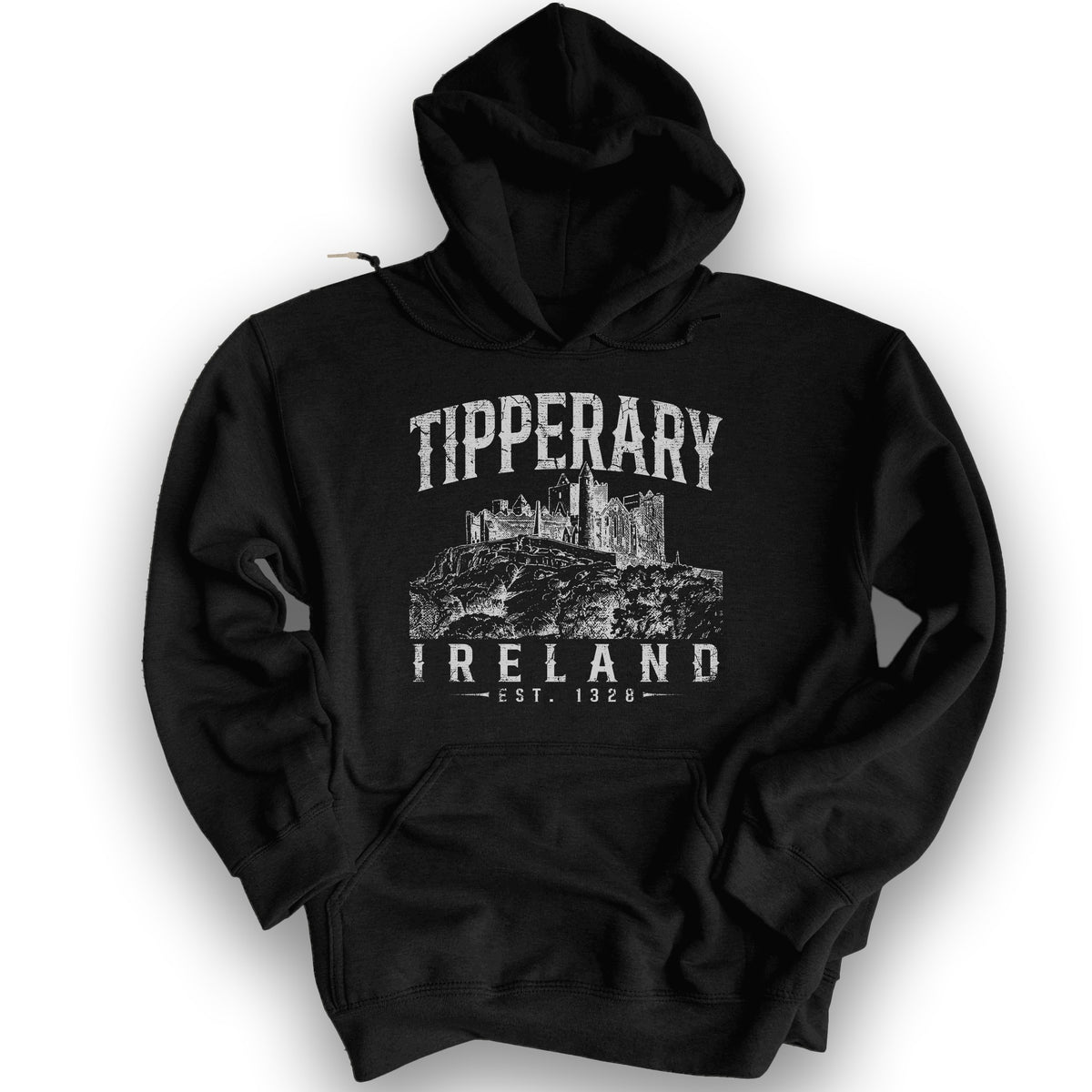 Tipperary Ireland Vintage Hoodie - Black
