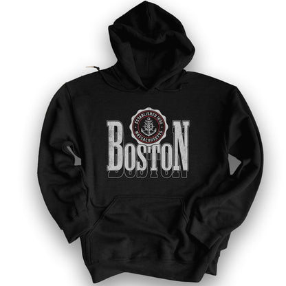 Boston Scoop Hoodie - Black