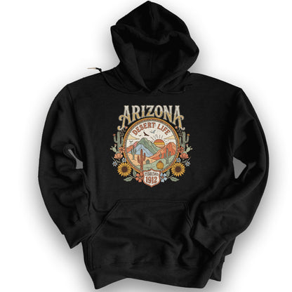 Arizona Desert Life Hoodie - Black