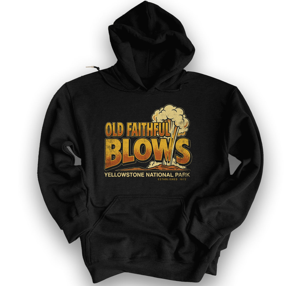 Old Faithful Blows Hoodie - Black