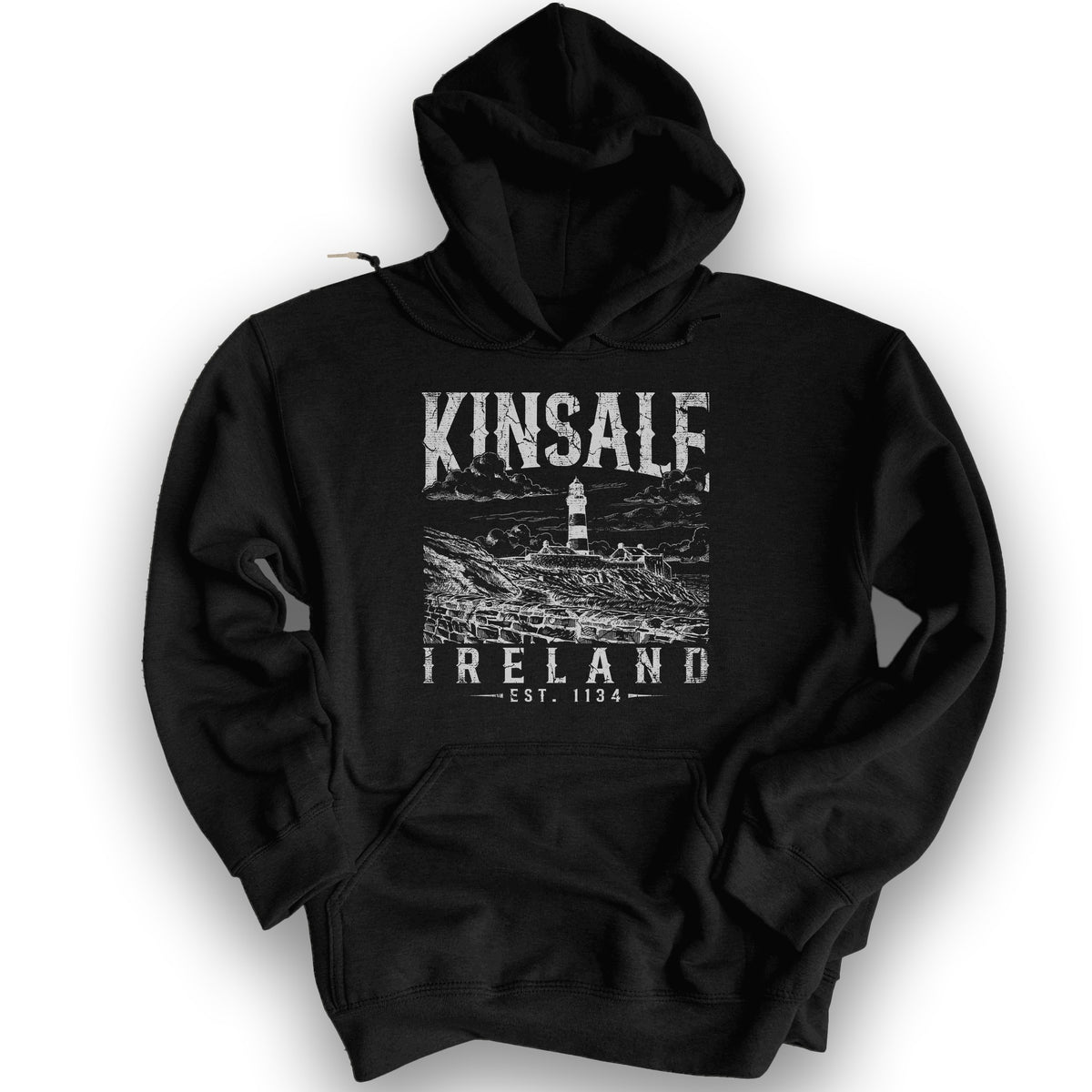 Kinsale Ireland Hoodie - Black