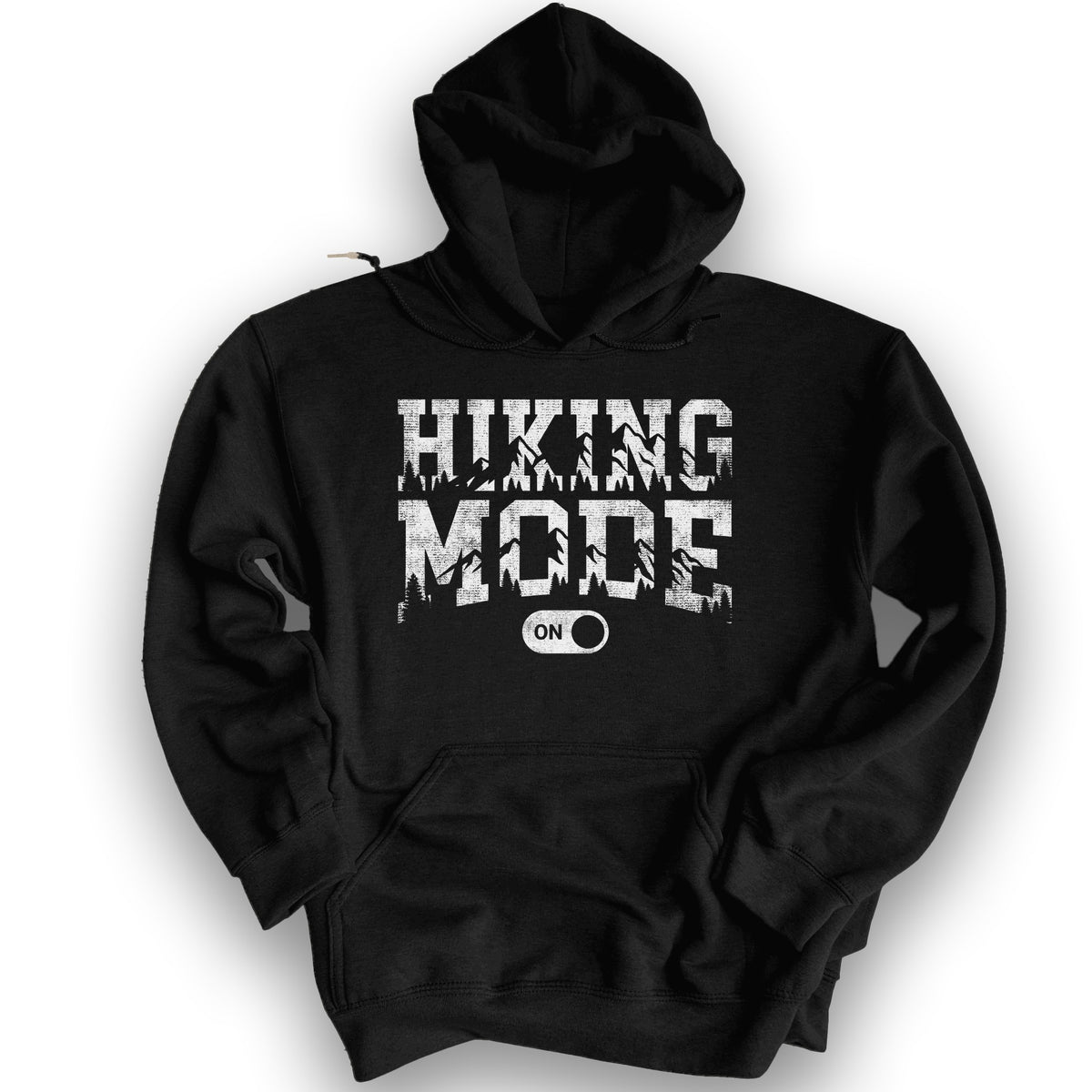 Hiking Mode On Hoodie - Black