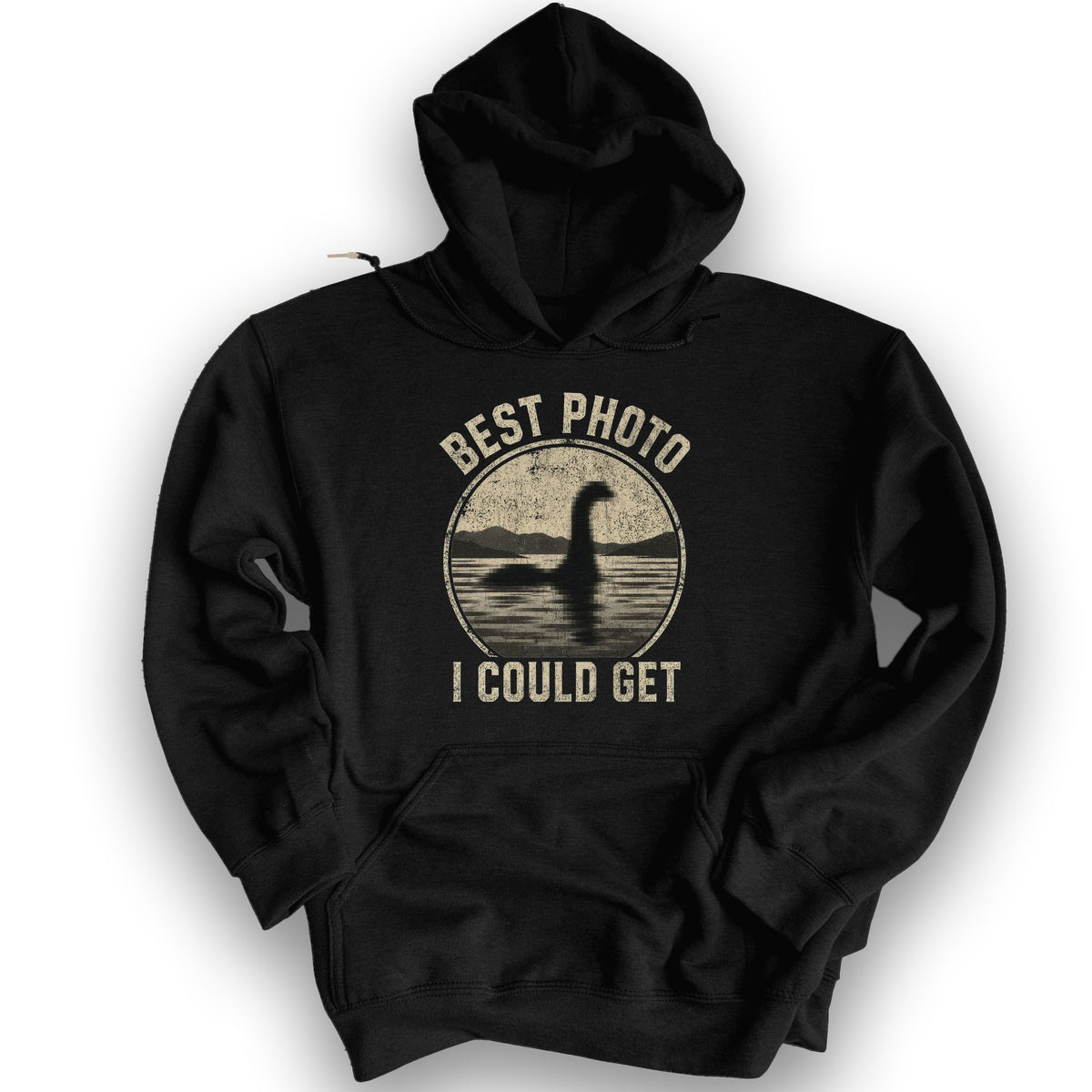Loch Ness Photo Hoodie - Black