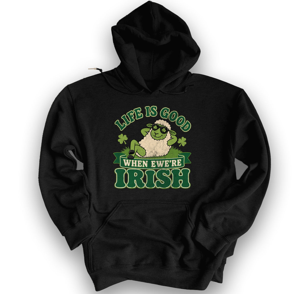 Ewe're Irish Hoodie - Black