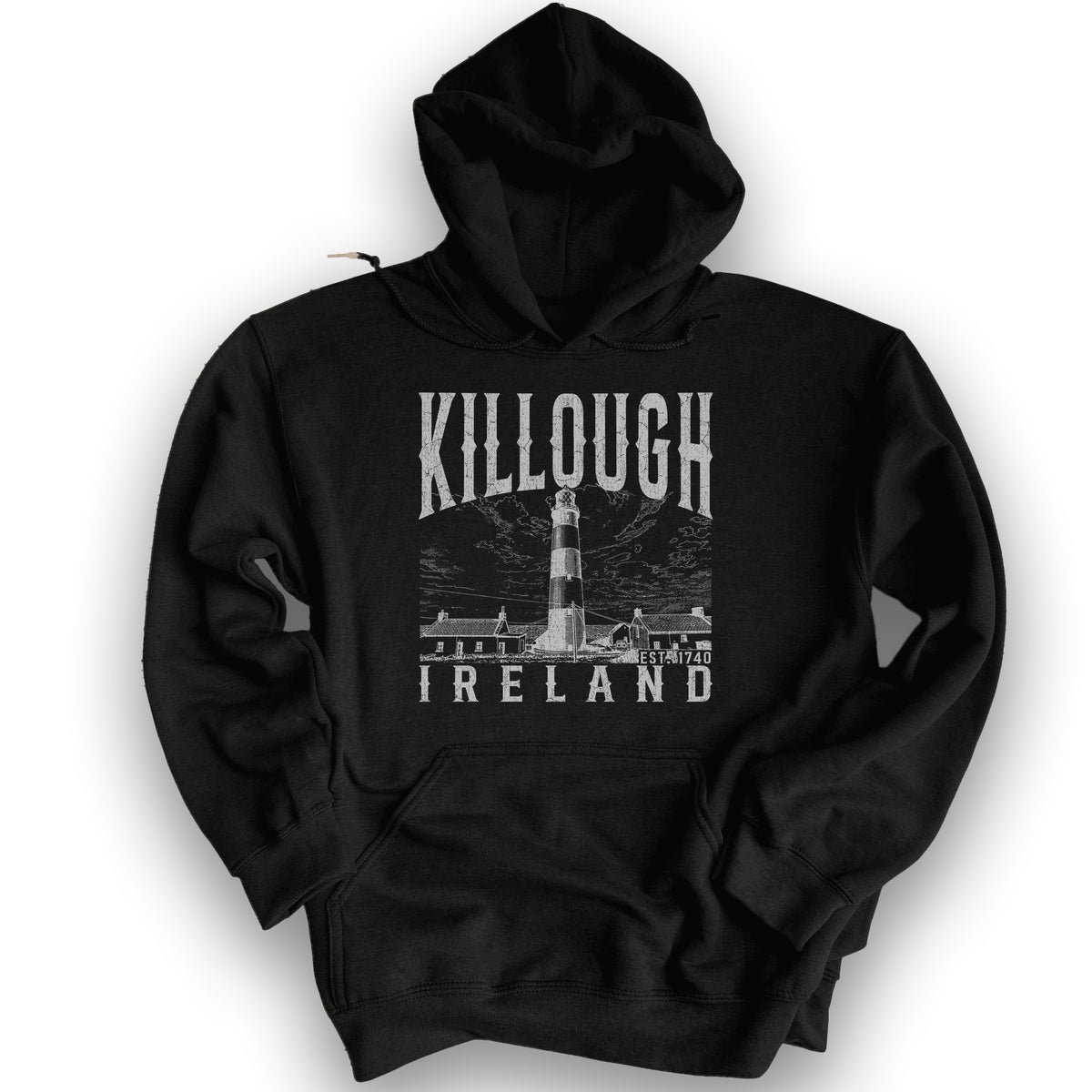 Killough Ireland Sketch Hoodie - Black